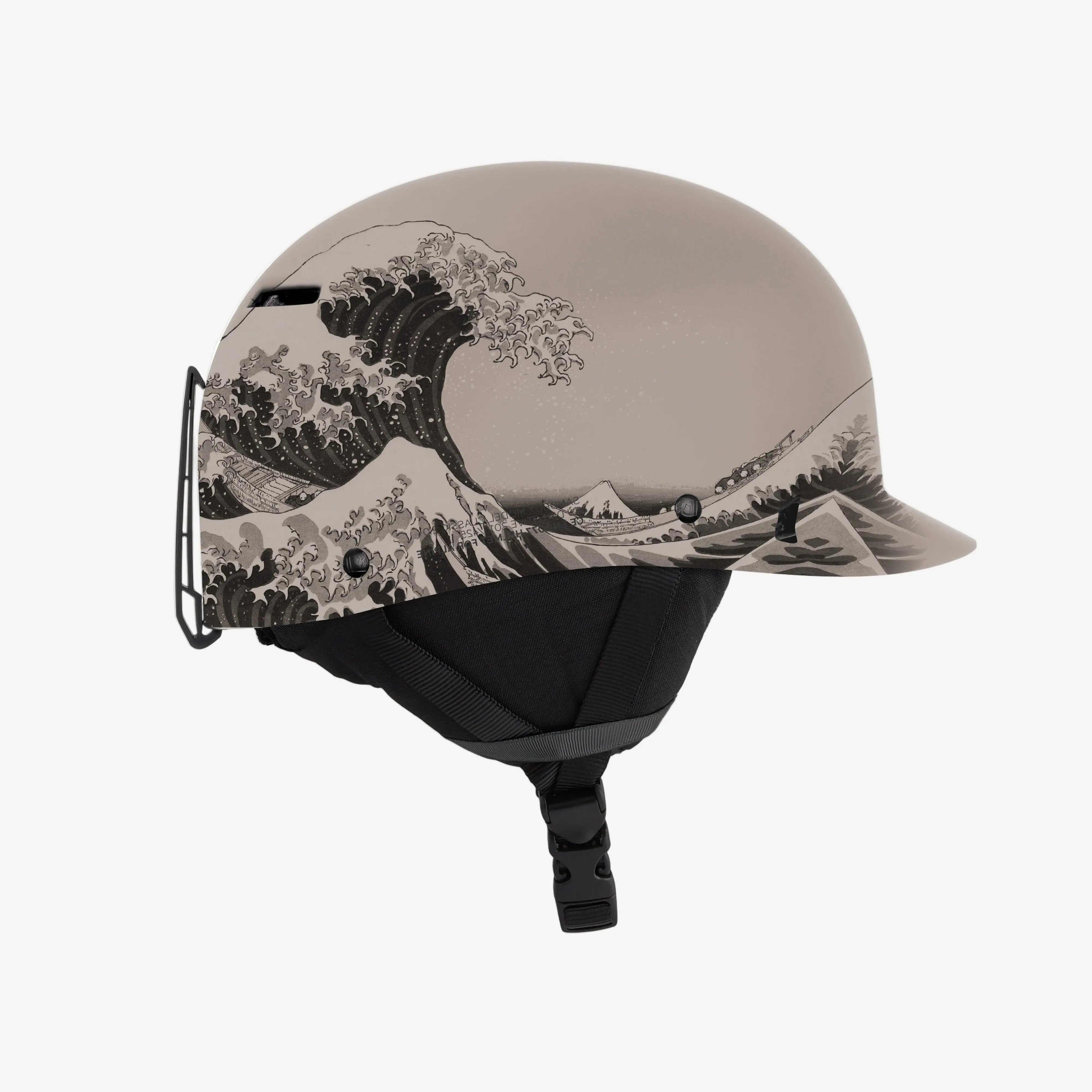 airwalk classic snowboard helmet Sandbox 2.0 Snow Streamside | Bespoke Engraving Size Adjustable Color:100pcs black picture:Ripstop