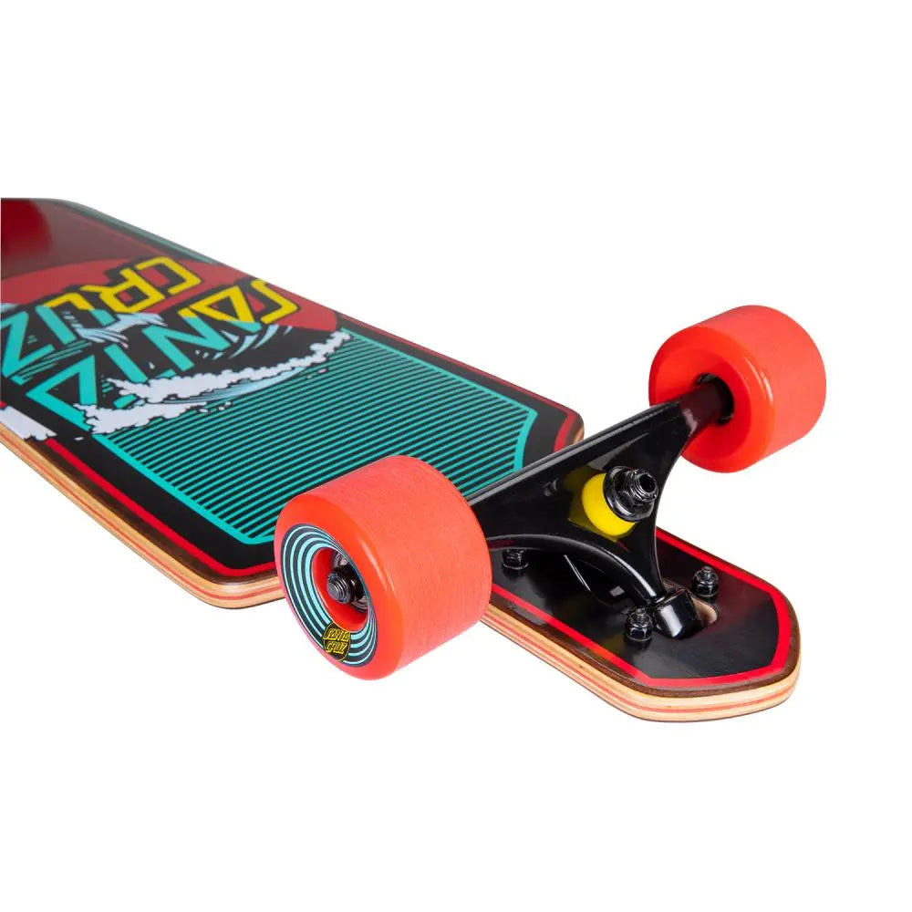 Santa Cruz Drop Thru Wave Dot Splice 36in Longboard Boardomshop