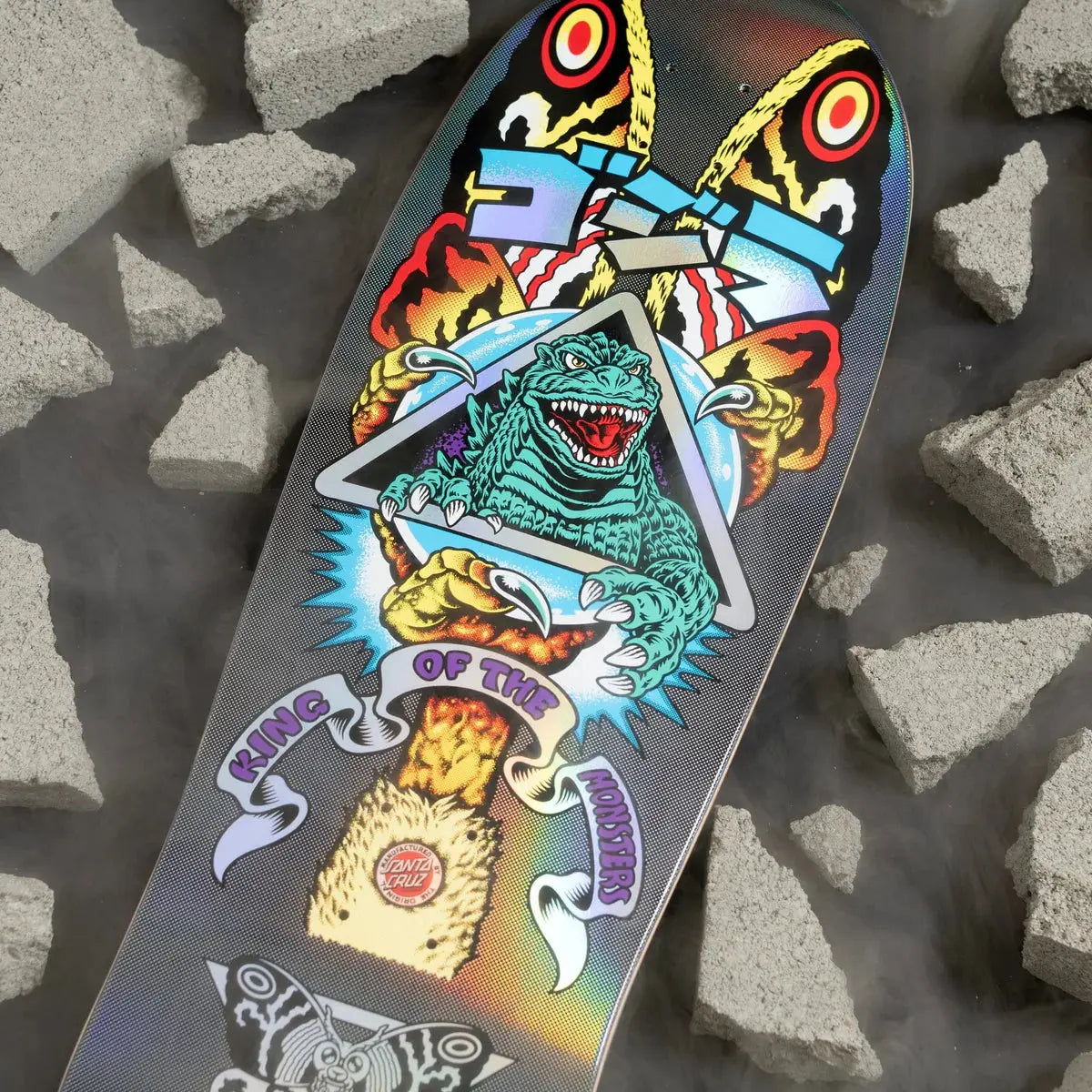 Santa Cruz Godzilla Mothra Natas 10.53 Deck SANTA CRUZ