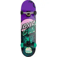 Santa Cruz Stranger Things Dot Mini 7.75 Complete Skateboard SANTA CRUZ