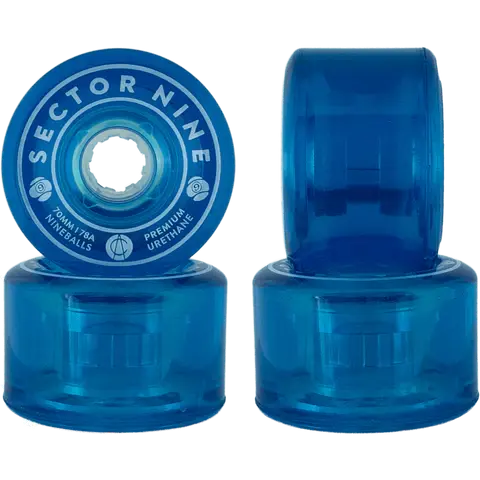 Sector 9 Nine Ball 70mm 78A Longboard Wheels - Blue SECTOR 9