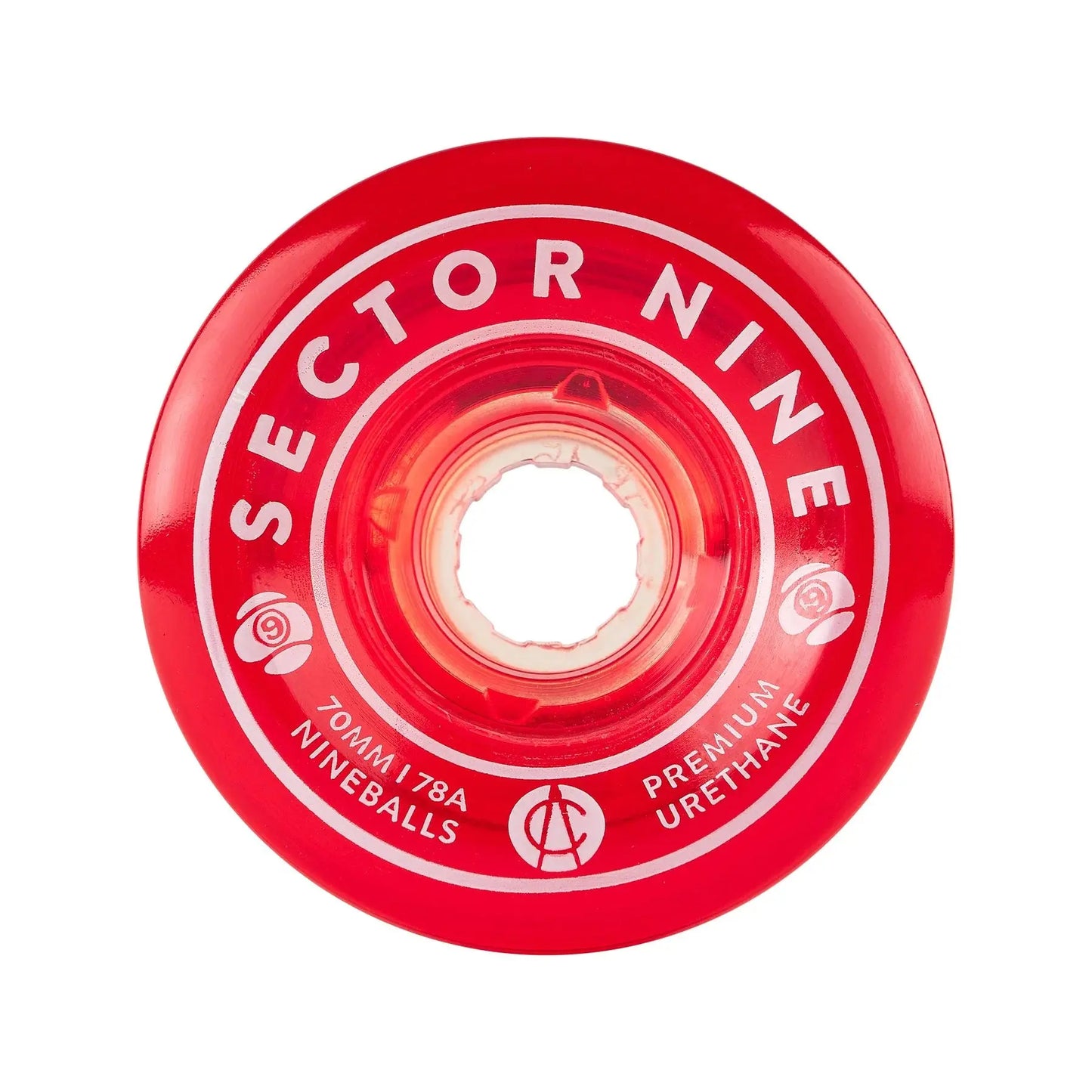 Sector 9 Nine Ball 70mm Wheels - Red SECTOR 9