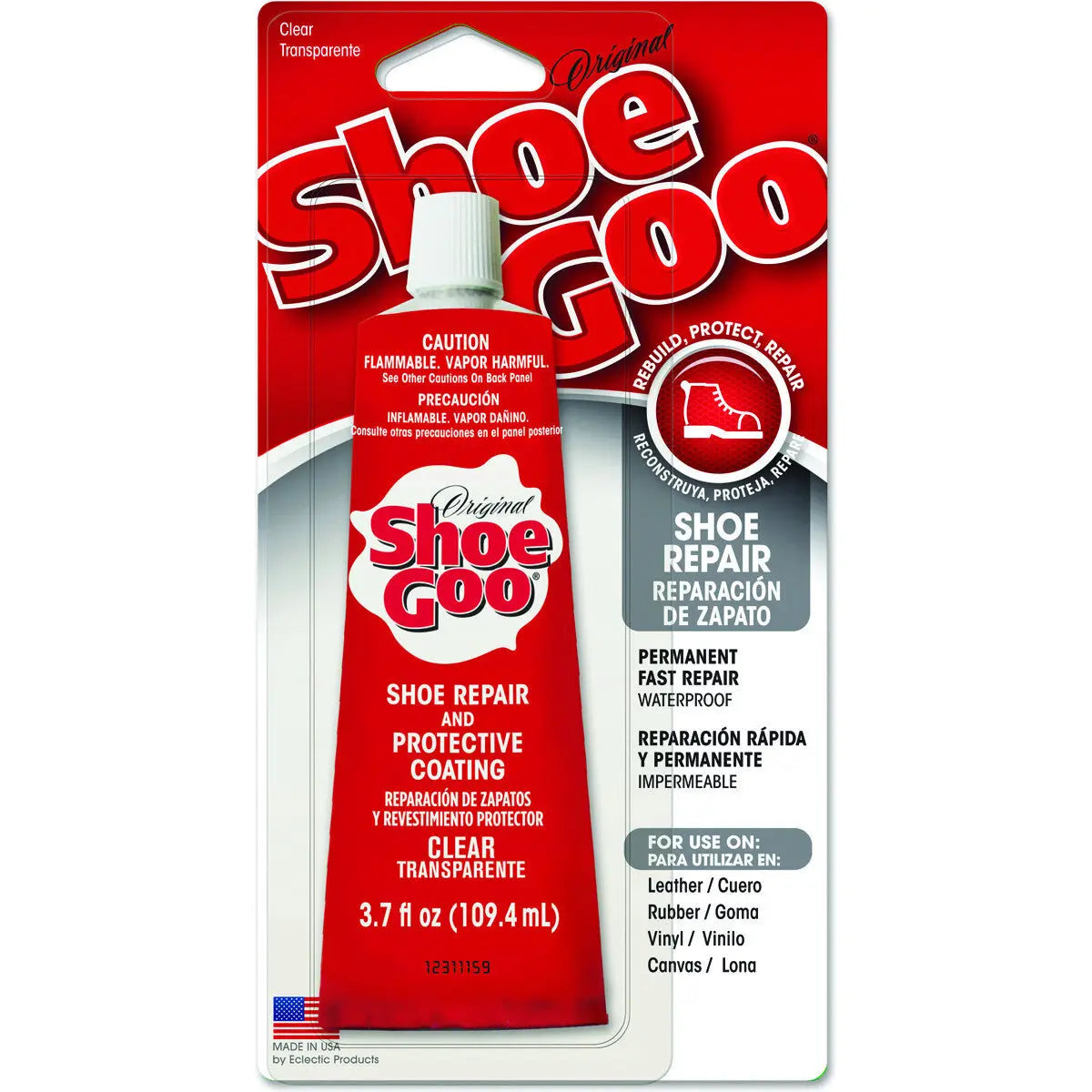 Shoe Goo Clear 3.7oz SHOE GOO