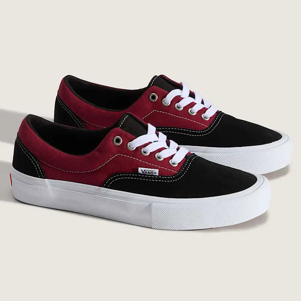 Skate Era Skate Shoes - Black/Red vans