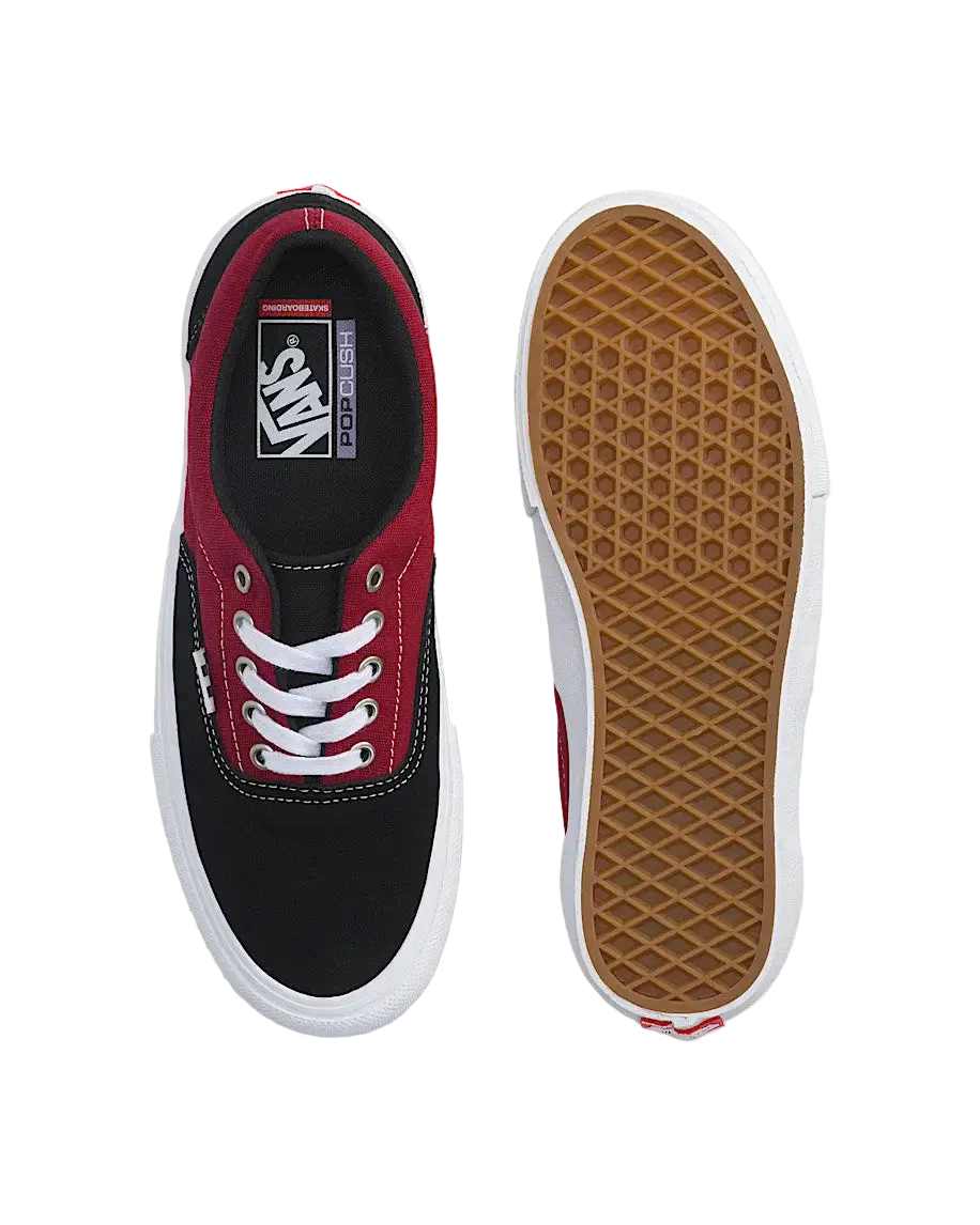 Skate Era Skate Shoes - Black/Red vans