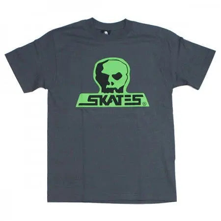Skull Burbs Tee - Graphite Skull Skate