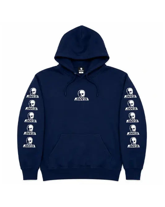 Skull Logo Hoodie - Navy Skull Skate