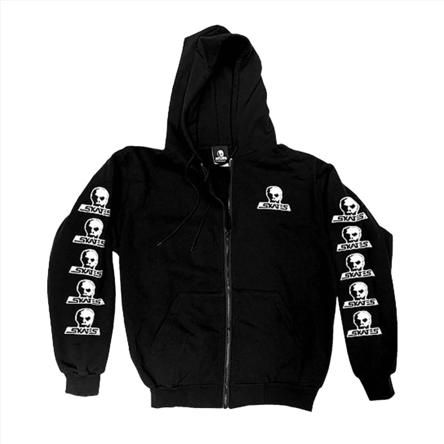 Skull Skate Logo Zip Hoodie Skull Skate