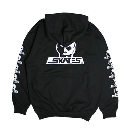 Skull Skate Logo Zip Hoodie Skull Skate