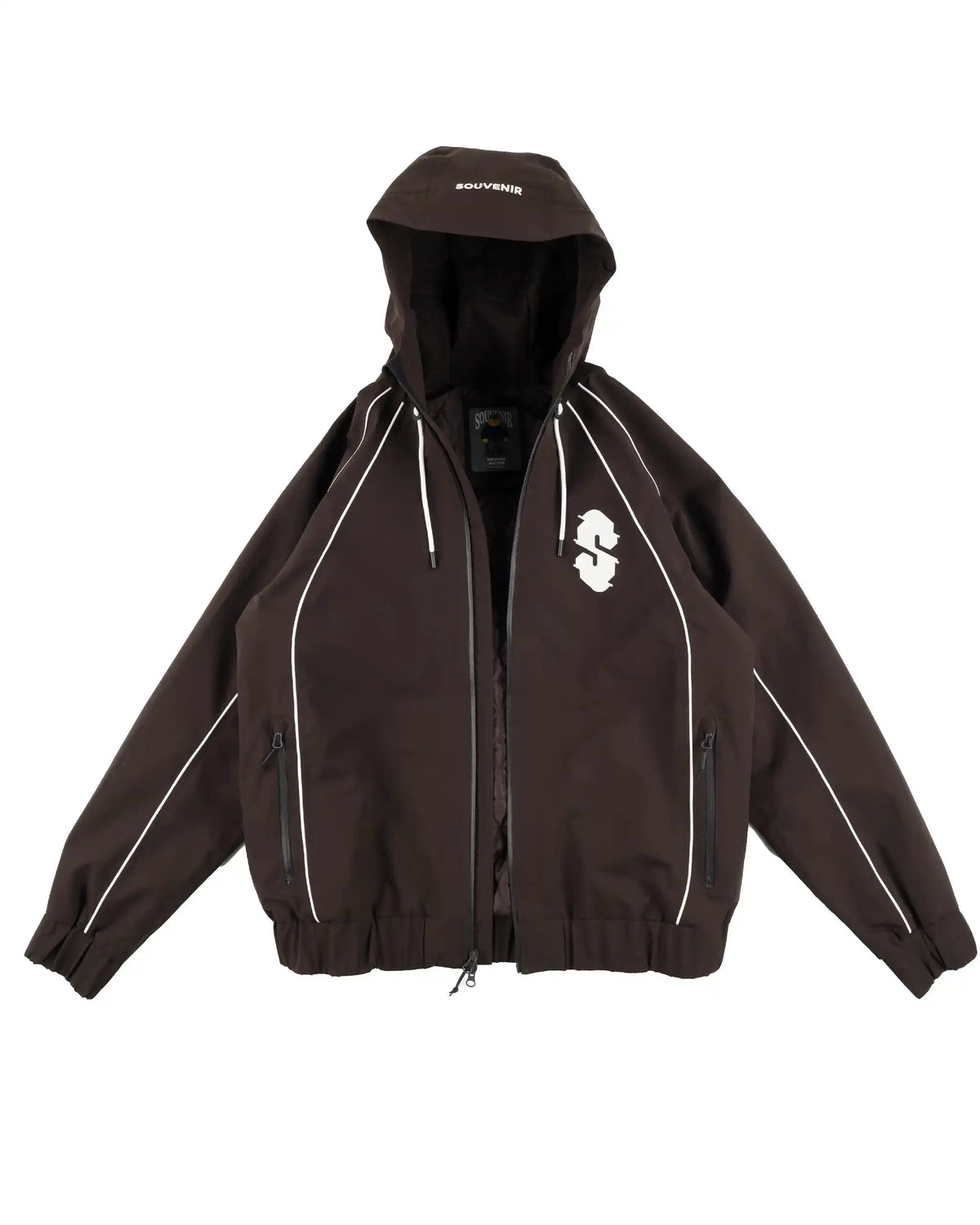 Souvenir Insulated Track Jacket - Cocoa Souvenir