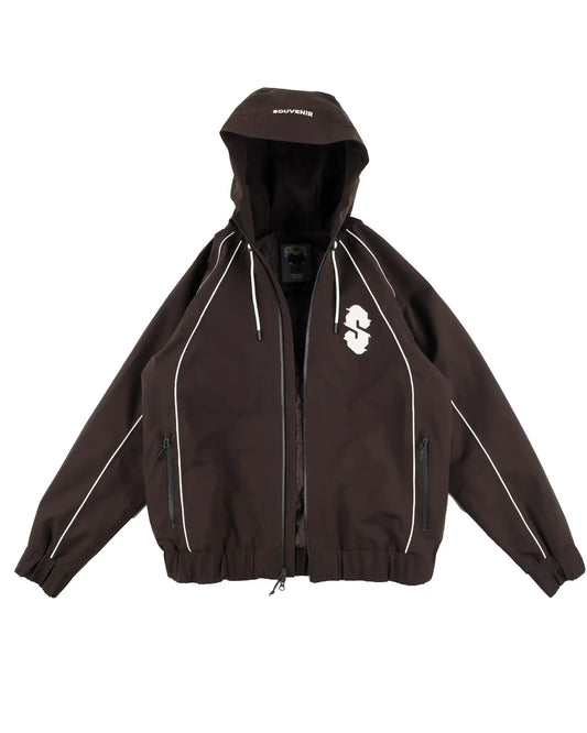 Souvenir Insulated Track Jacket - Cocoa Souvenir