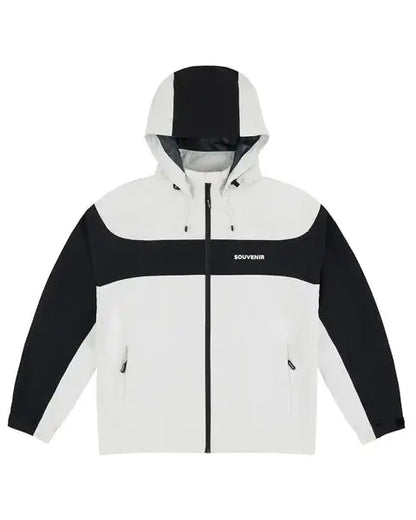 Souvenir Recession Jacket - Marshmallow Black Souvenir