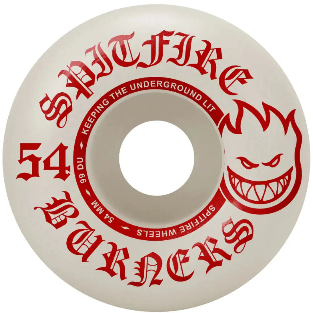 Spitfire 99 DU Burners Bighead Wheels White SPITFIRE