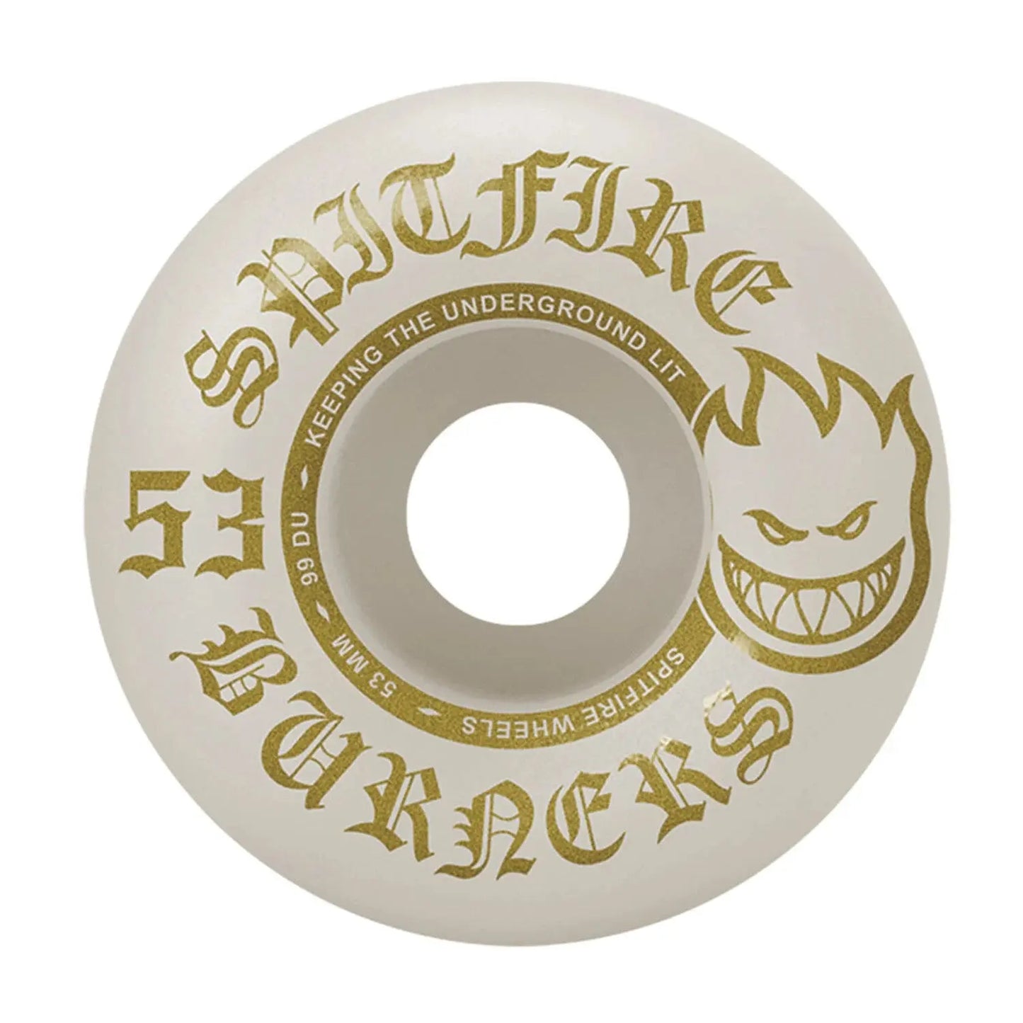 Spitfire 99 DU Burners Bighead Wheels White SPITFIRE