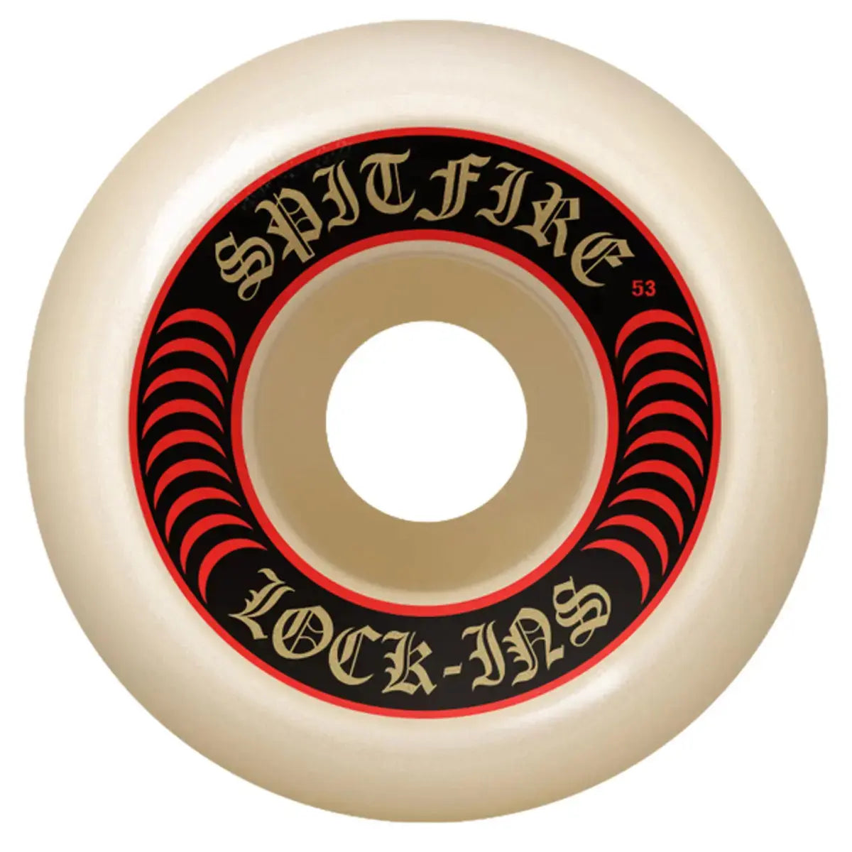 Spitfire F4 101D Lock-In 53mm Wheels - Natural SPITFIRE