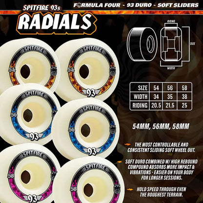 Spitfire F4 93A Radial Wheels SPITFIRE