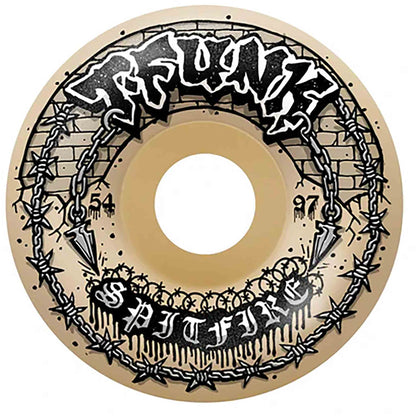 Spitfire T-Funk Raw F4 97 Radial Full 54mm Wheels SPITFIRE