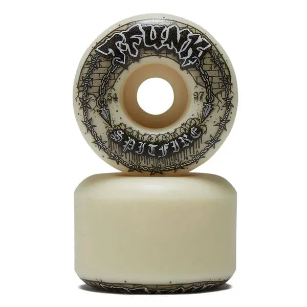 Spitfire T-Funk Raw F4 97 Radial Full 54mm Wheels SPITFIRE