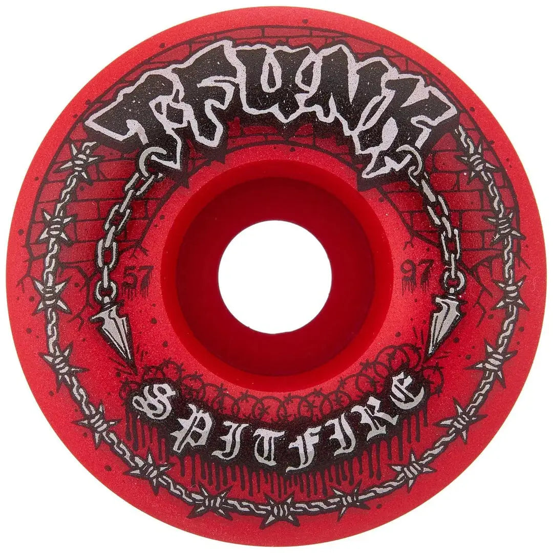 Spitfire T-Funk Raw F4 97 Radial Full 57mm Wheels SPITFIRE