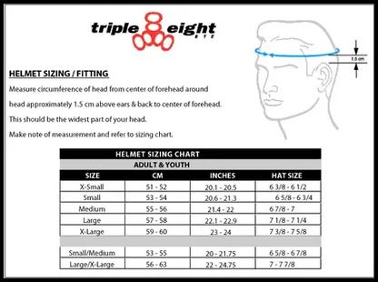 [TRI23N00400-TEAL] TRIPLE 8 SWEATSAVER HELMET TRIPLE 8