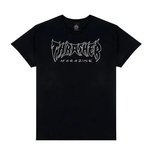 Thrasher Metal Tee - Black THRASHER