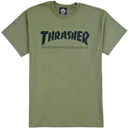 Thrasher Skate Mag Tee - Green THRASHER
