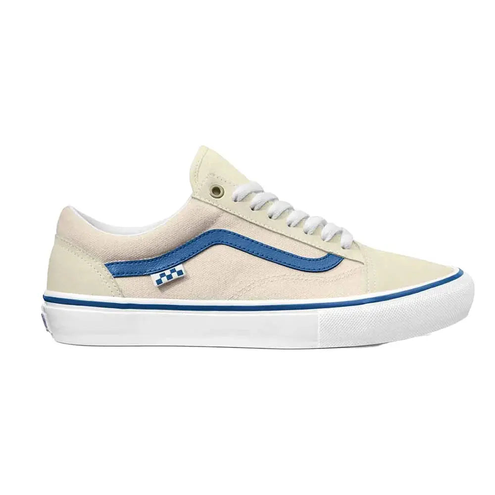 VANS OLD SKOOL SKATE SHOES - OFF WHITE VANS