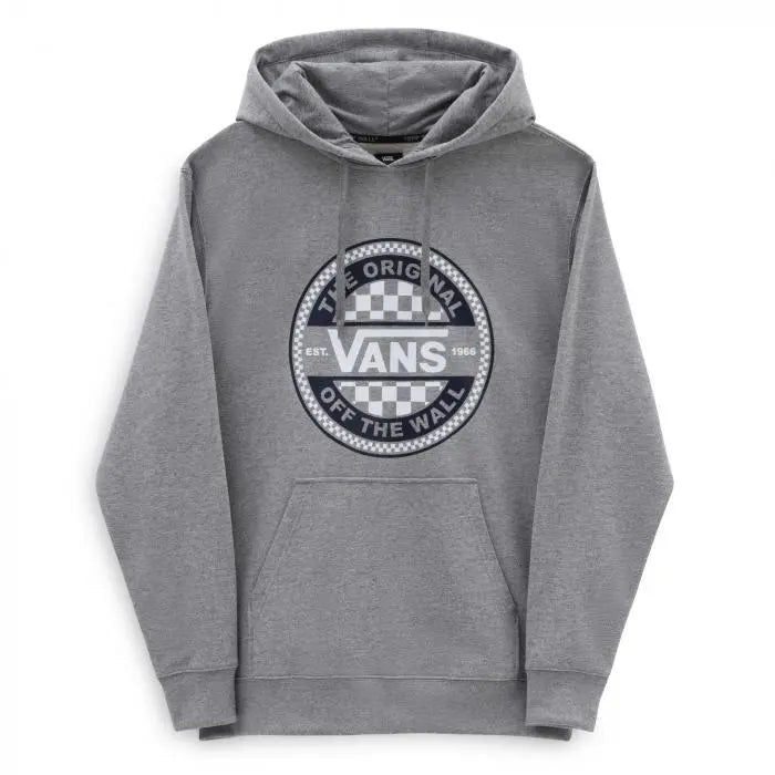 Vans Circled Checker Pullover Hoodie Grey VANS