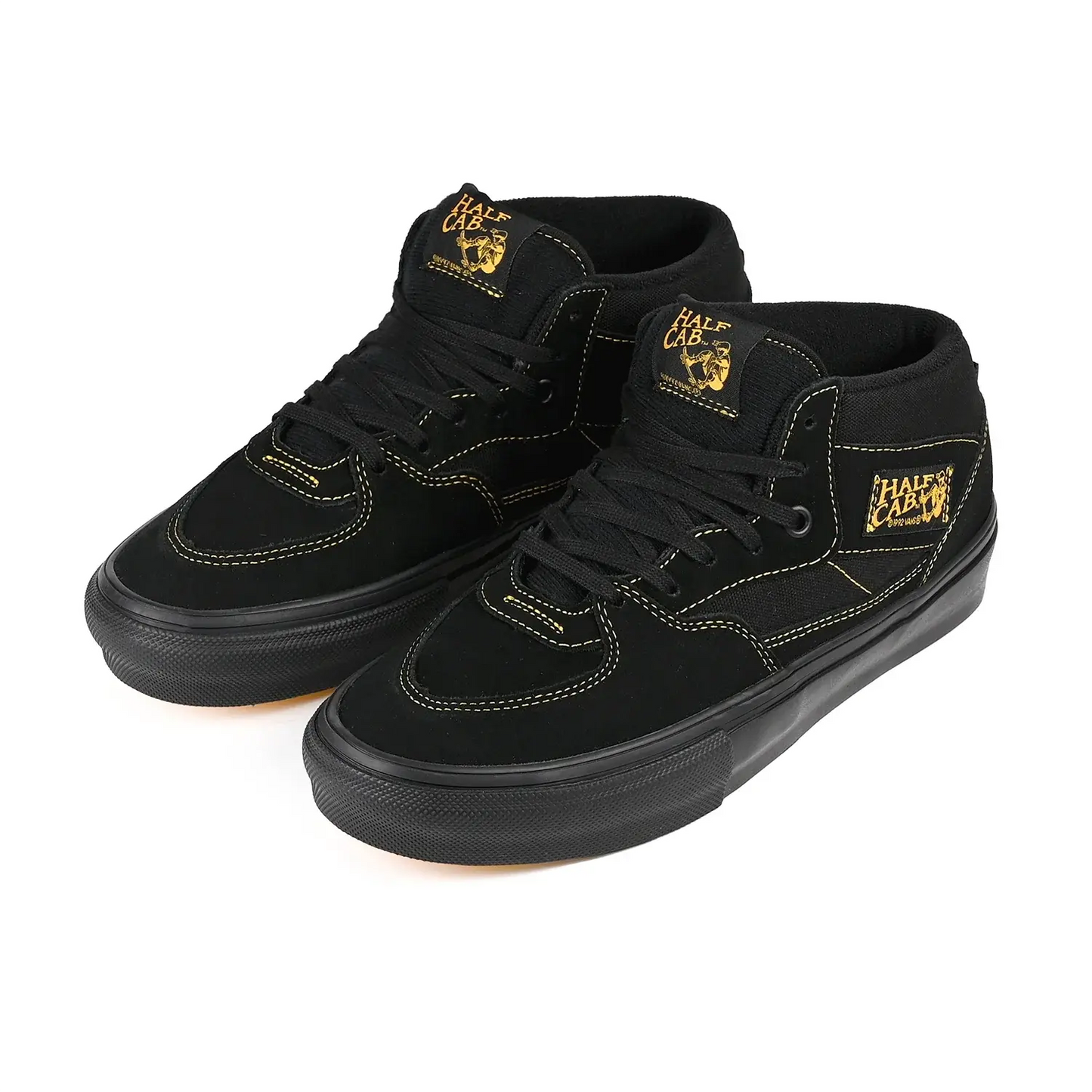 Vans Half Cab Shoes - Black/Mustard VANS