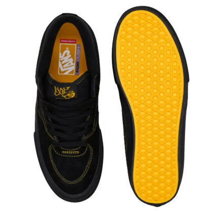 Vans Half Cab Shoes - Black/Mustard VANS