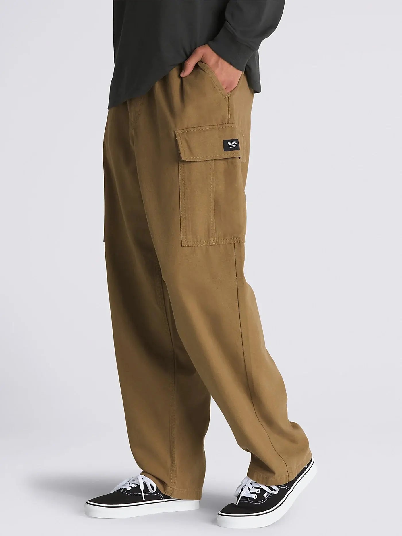 Vans Range Cargo Baggy Elastic Pants - Brown VANS