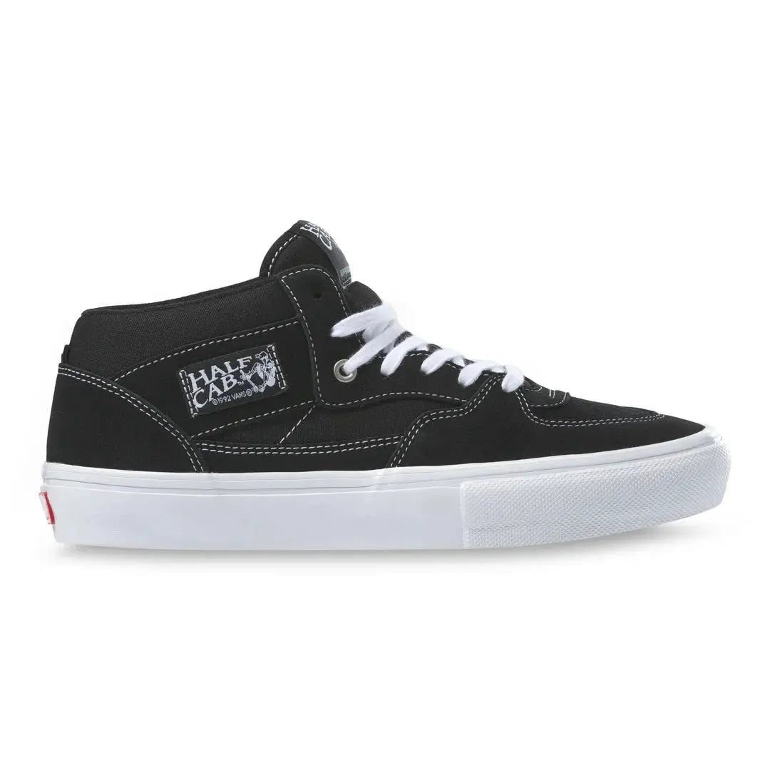 Vans Skate Half Cab Shoes - Black/White VANS