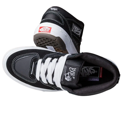 Vans Skate Half Cab Wafflecup Shoes - Black/Wht vans