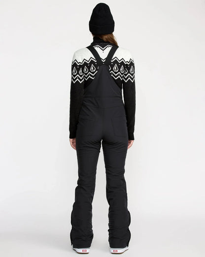 Volcom Battle Stretch Bib Snow Pants - Black Volcom