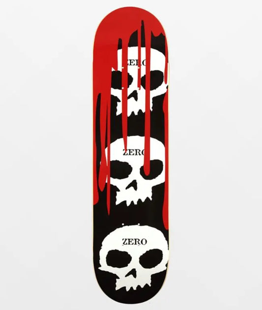 Zero 3 Skull Blood 8.25 Deck ZERO