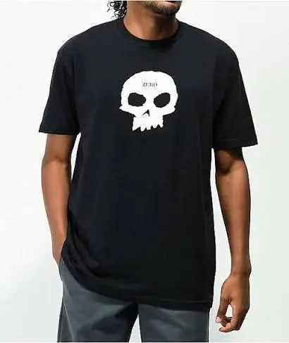 Zero Single Skull Tee - Black ZERO