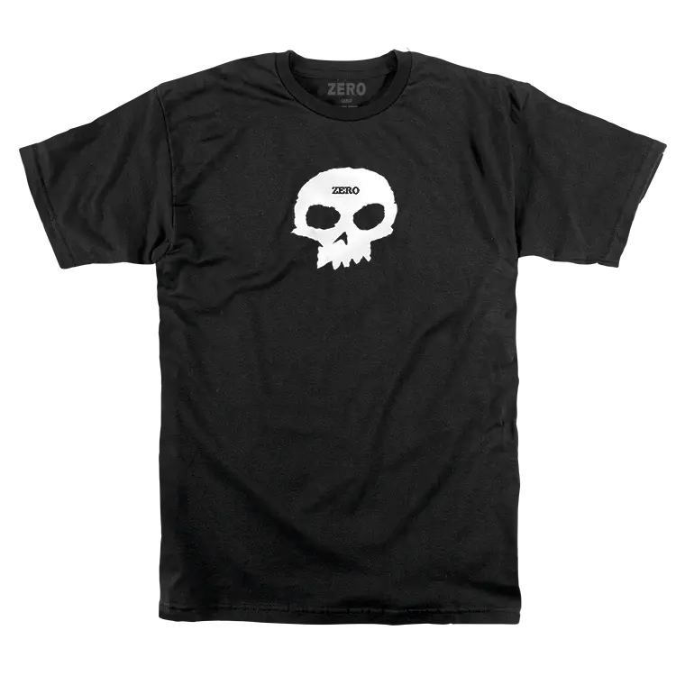 Zero Single Skull Tee - Black ZERO