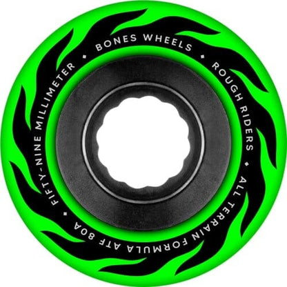 Bones ATF Rough Riders Eternal Flame 80A 59mm Wheels