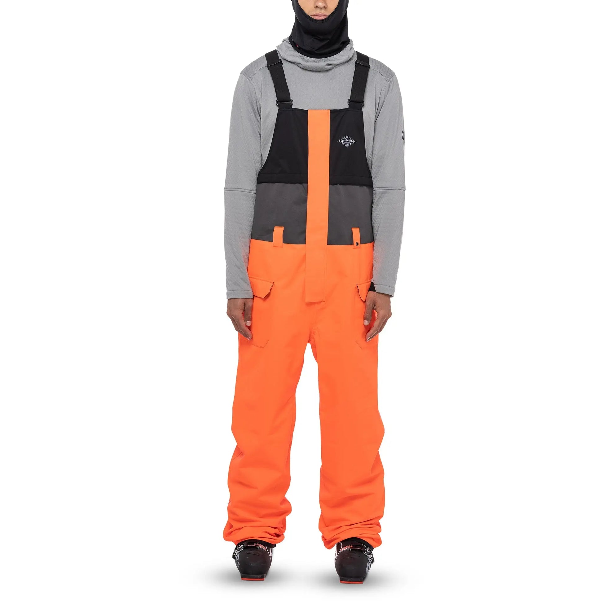 686 Frontier Shell Bib Snow Pants - Orange 686