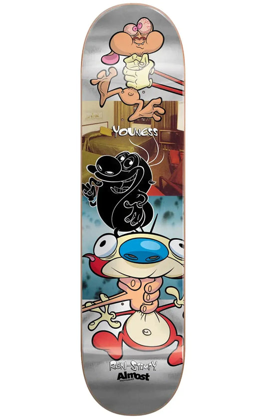 Almost Youness Ren & Stimpy Room Mate R7 8.25 Deck ALMOST