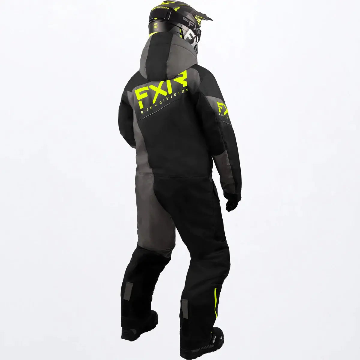 FXR M Recruit F.A.S.T Insulated Monosuit - Blk/Char/Hi Vis FXR