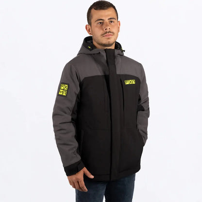 FXR Vertical Pro Insulated Softshell Jacket - Blk/Char FXR