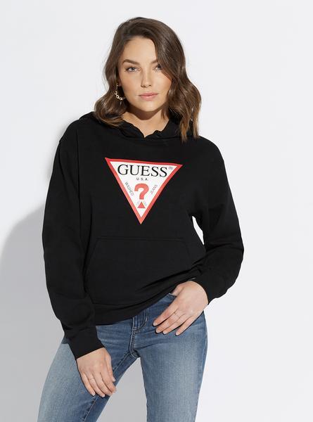 GUESS LS CLASSIC TRIANGLE HOODIE GUESS