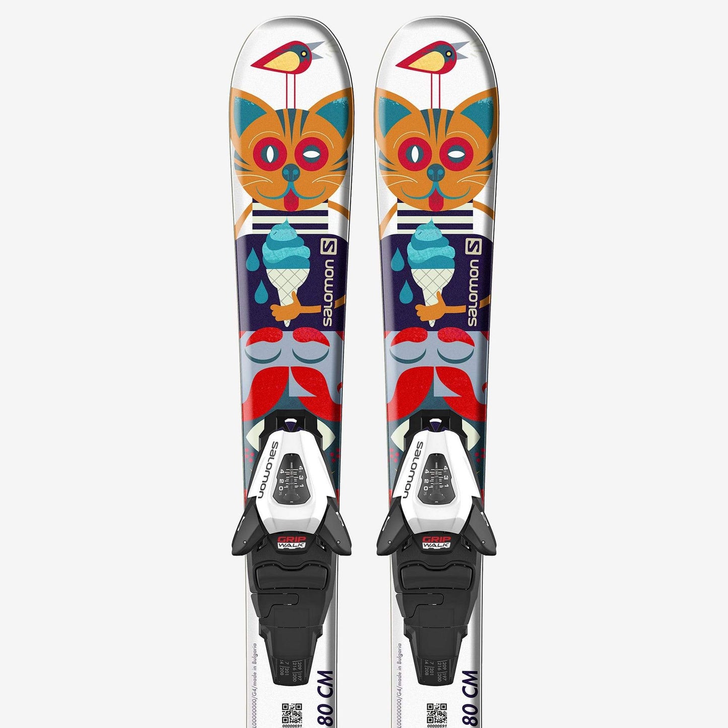 [L408911000] SALOMON SKI SET L T1 JR XS + C5 GW J75 SALOMON