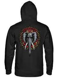 [PP-HOOD-0034-BLK] POWELL VALLELY ELEPHANT PO HOODIE POWELL PERALTA