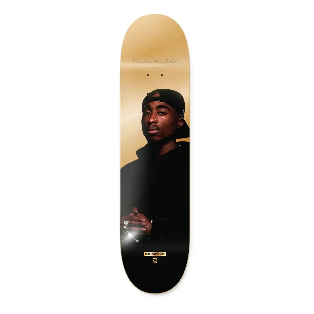 Primitive Tupac Shine Gold Foil 8.0 Deck PRIMITIVE