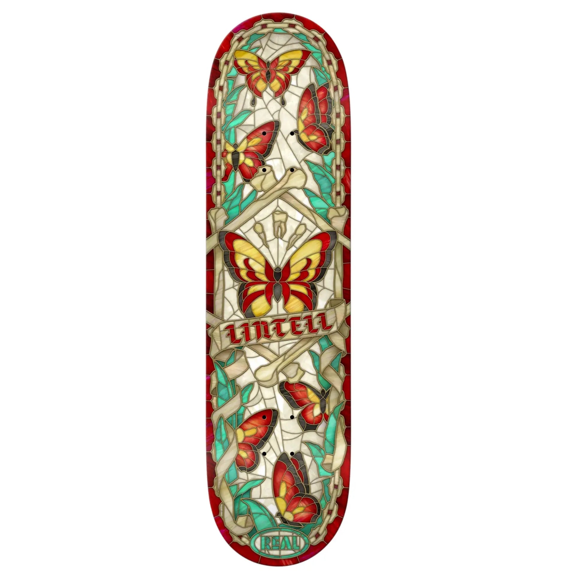REAL LINTELL CATHEDRAL 8.28 SKATE DECK REAL