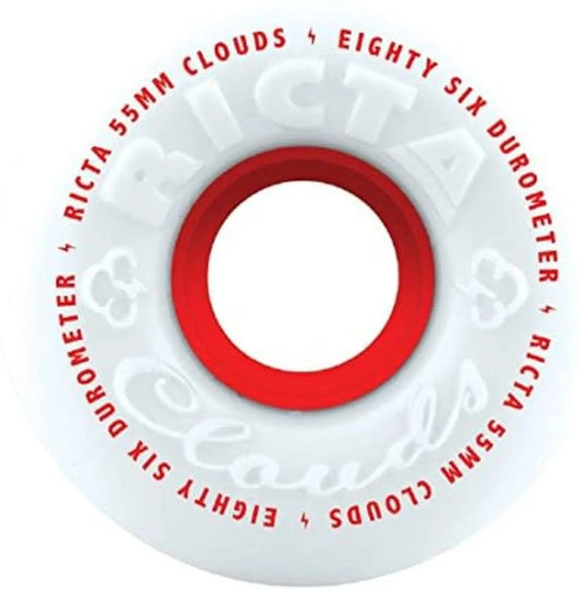 RICTA CLOUDS 86A 55MM WHEELS - RED RICTA