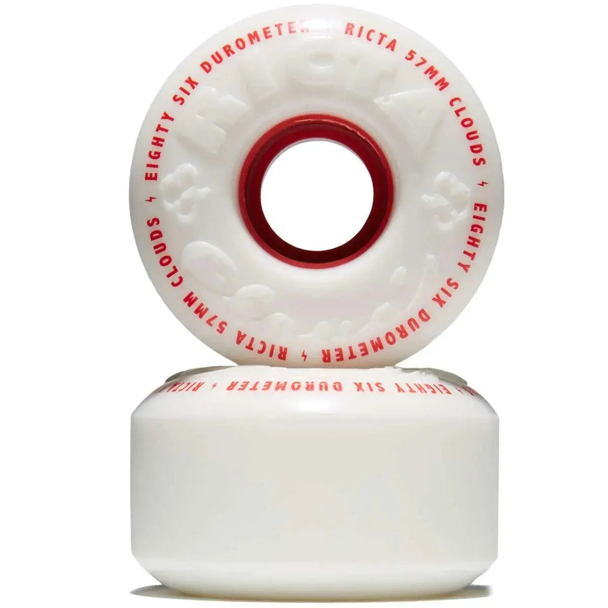 RICTA CLOUDS 86A 55MM WHEELS - RED RICTA