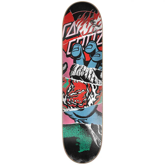 SANTA CRUZ EVERSLICK HAND MISPRINT 7.75 SKATE DECK SANTA CRUZ
